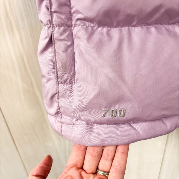 North Face Womens Purple Nuptse Vest Medium 96 Retro Winter Puffer Bubble Jacket - Picture 3 of 7